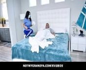Exotic Nurse Gabriela Lopez Lets Patient Cum On Her Big Natural Tits from nurse and patient