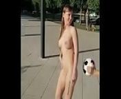 Completely nude in public. Nude on city streets from wandering kamya nude