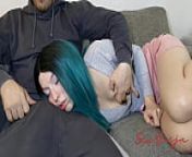 I Try Resting on My Step-Brother's Lap While Watching a Movie only to be fucked in my mouth from sis lap sex video com