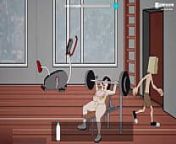 Fuckerman - Freaky Gym Public Anal Fuck from sport cartoon sex