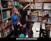 Shoplyfter - Hot MILF (Krissy Lynn) Dominates Young Thief For Stealing from female office