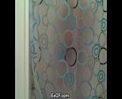 EXGF Amber in the Shower from webcam amberely