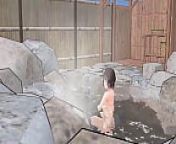 とよたのの　【温泉】タオルなしで温泉入浴したらおっぱいぽろり【ヌード】 from hot anime hentai without 3d