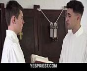 Gorgeous church boy fucked hard by horny priest from teen gay hd