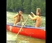 Hot boys rowing in a boat and fucking on the beach from hot and romantic gay boys fuck