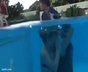 Japanese busty sex in public swimming pool from lesbian sex in swimming pool