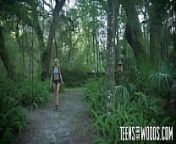 in the woods Tiffany Watson from tiffany stratton wwe