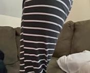 Emily Farting In Stripped Leggings Up Close! from leonna fart