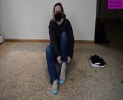TSM - Venus poses her sexy size 8.5 milf feet from 8 hers