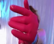 ASMR nitrile medical gloves 2 layers SFW video by Arya Grander from nurse asmr naked