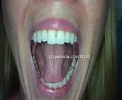 Mouth Fetish - Jessika Mouth Part2 Video5 from jessika sodi