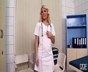 Nurse Gets Satisfaction from black cat nude