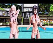 MMD R18 Bikini-NUDE Mikasa Ackerman adult Angela Balzac R18 from mmd bikini vore