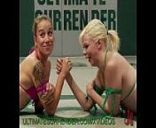 Hot Wrestling Kinky Babes from lesbian ulitmate surrender wrestling
