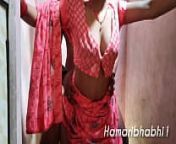 Desi bhabhi hot sex in pink saree moaning hardly and enjoying. from desi model fingering in saree webcam show