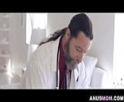 Sexy housewife Jennifer White undergoes a complimentary breast exam with Dr. Jack Vegas, and he goes all the way to her bunghole for another exam. from breast canser exam