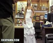 XXXPAWN - Here Cums The Bride, Abby Rose, Looking To Piss Off Her Ex from turkish wedding night hidden camera video