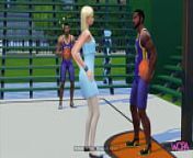 Girlfriend cheats in front of boyfriend with basketball player from players hentai