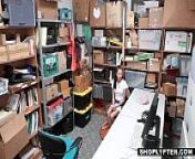 Shoplyfter - Teen (Carolina Sweets) Fucks Cop To Get Out Of Trouble from shoplyfter blackmail