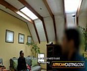 Spied on African Girl Getting Dressed In Real Amateur Casting from public agent black girl