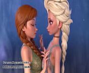 Frozen Ana and Elsa cosplay | Uncensored Hentai AI generated from lesbian cartoon