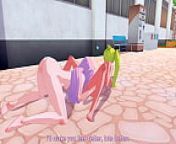 Sakura and Naruko Lesbian animation 3D from world naruko