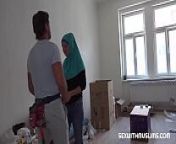 Angry Muslim bitch gets banged hard from sweet girl muslimah teen