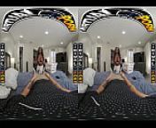 VIRTUAL PORN - Stepmom Naomi Foxxx Cleans My Sock AND My Cock #VR from ebony sister