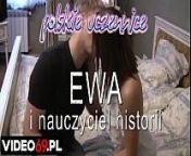 Polskie porno - Ewa zalicza egzamin z historii from van pan camer