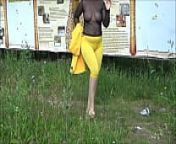 Lady in yellow, sunny summer) from handjob from lady in yellow top