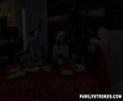 Crazy Teens Have A Christmas Fam Orgy from crazy holiday young