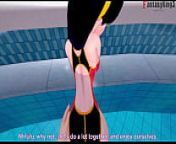 Violet Parr inside the pool POV | The Incredibles | Short (watch the full version on RED and extra scenes on premium) from robert parr violet parr paheal