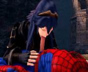 Lucina loves sucking Spider-man sfm from ultimate spider man ava sex shiled