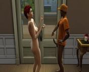 MILF Fuck The Delivery Man While Husband's Taking A Nap (The Sims | 3D hentai) from 3d son se