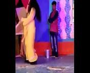 Puja in seducing sexy dance in village stage performance. from desi boudi open out