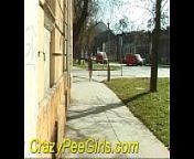 Crazy pee girl outdoor piss from all outdoor peeing girl
