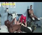 Blonde Sixty Nine with Black from mans sex with black nurse