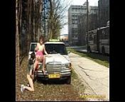 Teen gets cum next to Taxi car from wwx sex com movie naked
