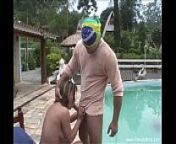 step Sister Fucks Her Brother Poolside from rough retro