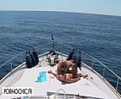 Anal sex on a yacht with Jennifer Stone from pornochic fr