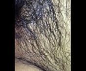 Thick hairy pussy bitch enjoying & all wet, hungry for the dick from hungry for my bitch