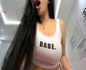 Roleplay virtual POV Sex with Emanuelly Raquel blowjob, cock riding and cum in mouth from sex cum big cock