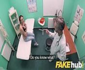 Fake Hospital Doctors thick long dick stretches out tight shaven pussy from fake hospital sexovie