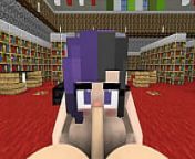 Fun in the Library (Commission) from minecraft big ass