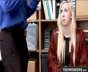 Hot Blonde Girl Darcie Belle Get Naked for Creep Mall Police - Teenrobbers.com from police girls sex treni