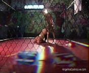 Golden Cuban Export Angelina Castro Wins A Pussy Fucking Showdown! from golden cage prostitute