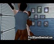 Innocent looking 3d cartoon babe with amazing tits tagteamed from cartoon por