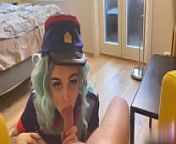Cosplay Teen Deep Sucking and Anal Sex after Hunting Pokemon from delia ketchum and max