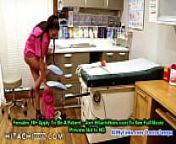 Don't Tell Doc I Cum On The Clock! Latina Nurse Angel Santana Sneaks Into Exam Room, Masturbates With Magic Wand At HitachiHoes.com! from doc moan