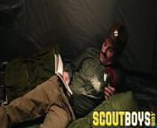 ScoutBoys - Austin Young fucked outside in tent by older from gay in tent